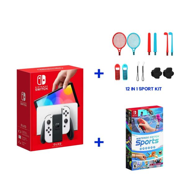 OLED Nintendo Switch+ Sports+ 12 in 1 Sport Kit