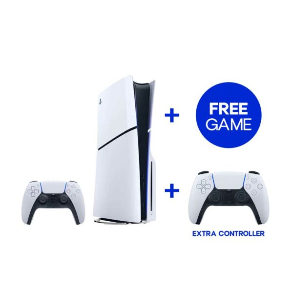 PS5 Slim+ EXTRA CONTROLLER+FREE GAME